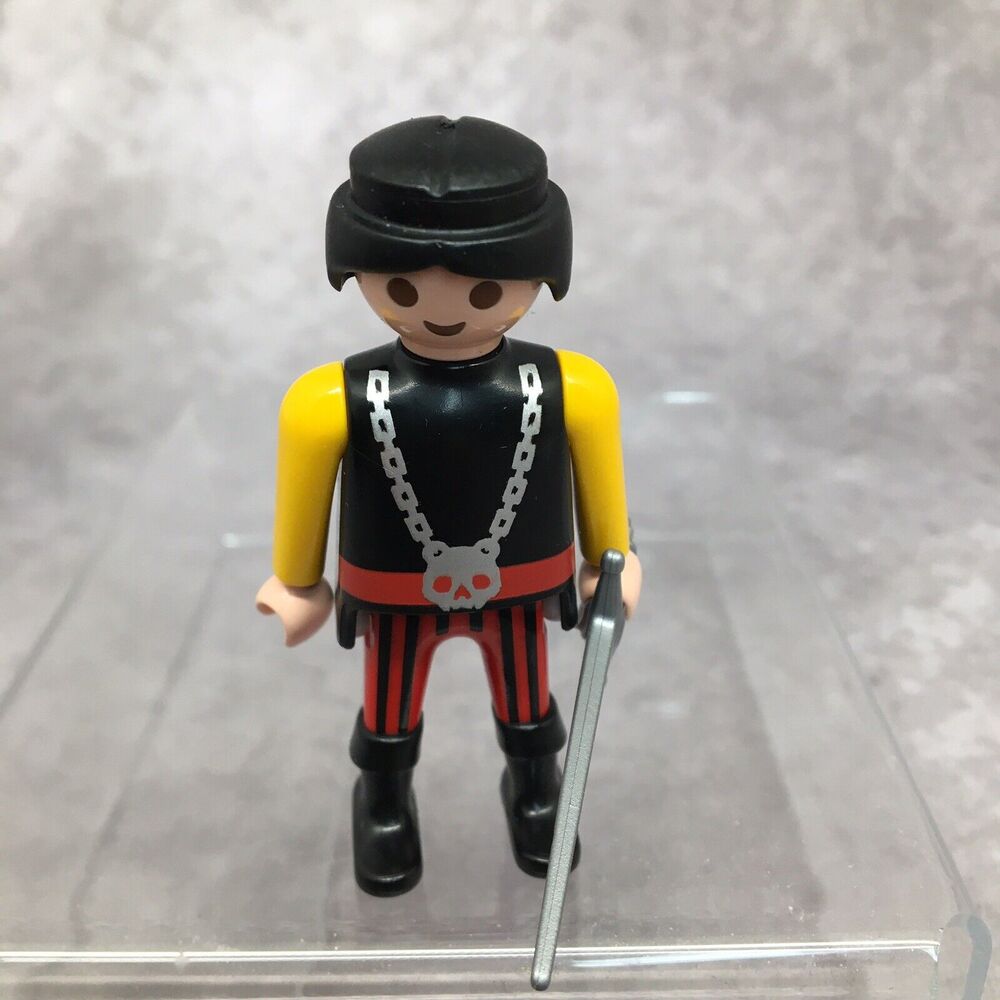 Playmobil Pirate w/Long Hair